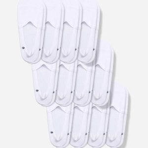 Cotton No Show Socks 12-Pack