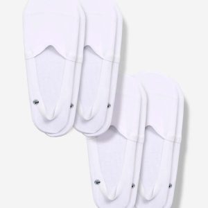 Cotton No Show Socks 4-Pack